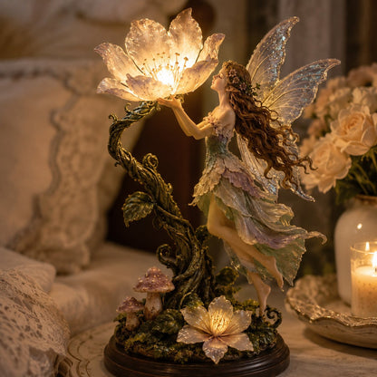 🌙✨ Fairy Flower Night Light – Enchanted Floral LED Lamp for Cozy Home Décor