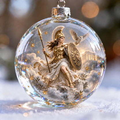 🏛️✨ Legends of Olympus Christmas Ornament Collection